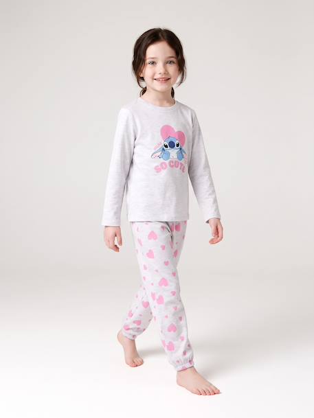 Lilo and Stitch pyjamas for girls marl grey - vertbaudet enfant 