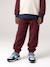 Jogging trousers for boys bordeaux red+slate grey - vertbaudet enfant 