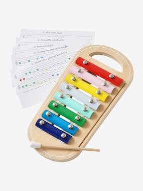 Toys-Baby & Pre-School Toys-Musical Toys-Xylophone with Music Sheets - Wood FSC® Certified