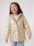 Glittered waxed coat for girls gold - vertbaudet enfant 
