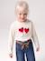 Long-sleeved T-shirt for girls ecru+rosy - vertbaudet enfant 