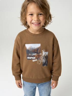 Crewneck sweatshirt for boys - vertbaudet enfant