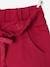 Straight Leg Trousers, Lined in Polar Fleece, for Girls Dark Red - vertbaudet enfant 