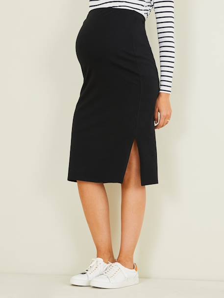 Long Tube Skirt for Maternity Black - vertbaudet enfant 