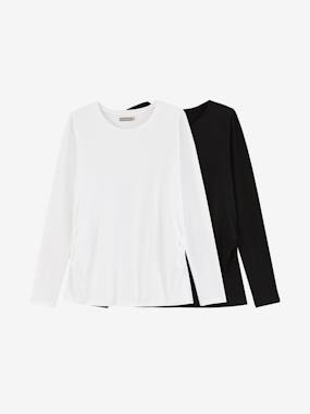 Pack of 2 Long Sleeve Tops for Maternity - vertbaudet enfant