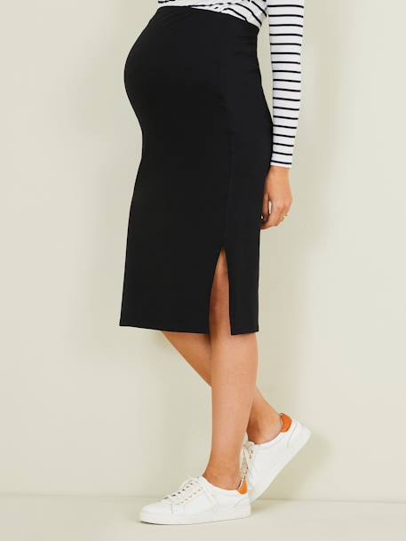 Long Tube Skirt for Maternity Black - vertbaudet enfant 
