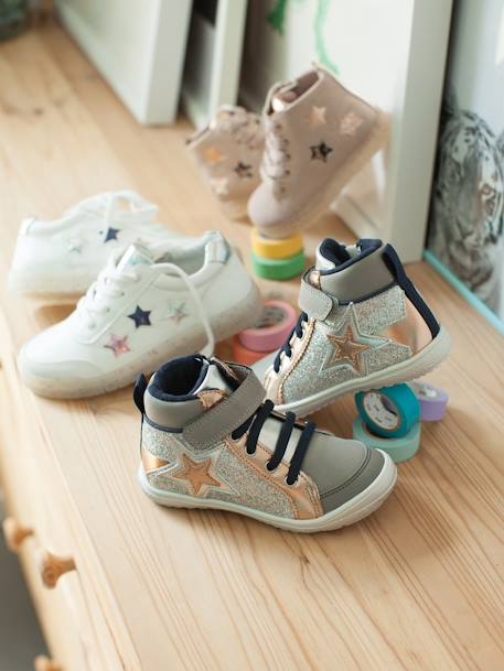 Boots for Girls, Designed for Autonomy Silver - vertbaudet enfant 
