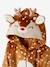 Surpyjama fille noël renne en peluche Marron imprimé - vertbaudet enfant 