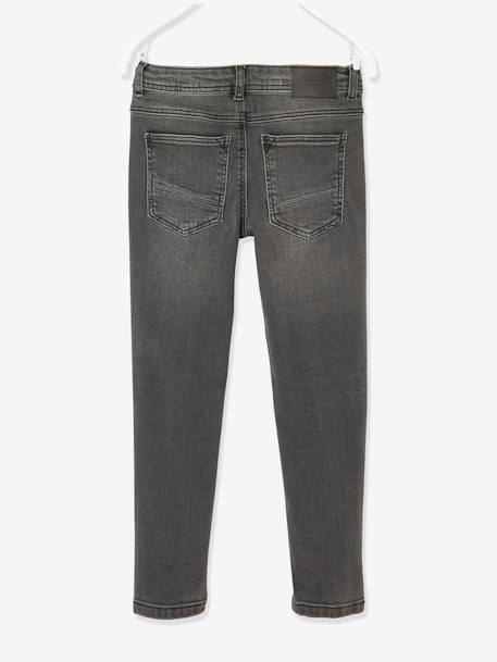 MEDIUM Hip, MorphologiK Slim Leg Waterless Jeans, for Boys - dark grey, Boys