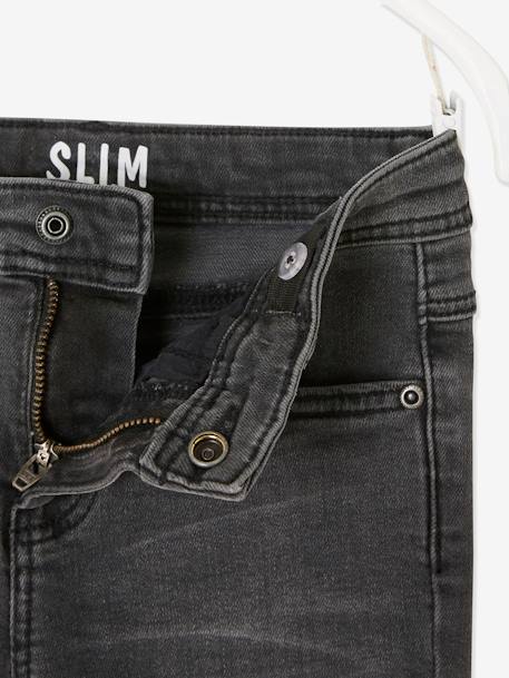 Jean garçon slim morphologique LARGE DENIM BRUT+denim gris+DENIM GRIS FONCE+double stone+STONE - vertbaudet enfant 