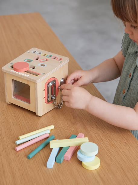 Wooden shape and colour sorting game FSC® 100% wood - vertbaudet enfant 