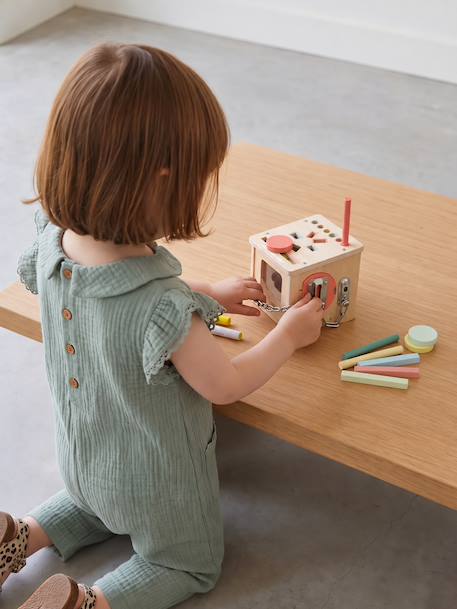 Wooden shape and colour sorting game FSC® 100% wood - vertbaudet enfant 
