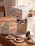 Machine à café rétro Flower en bois FSC® rose - vertbaudet enfant 