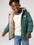 Parka with Reversible Hood, for Boys bronze+sage green - vertbaudet enfant 
