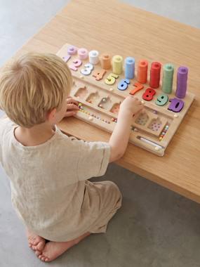 Planche de comptage en bois FSC® - vertbaudet enfant -Planche de comptage en bois FSC®