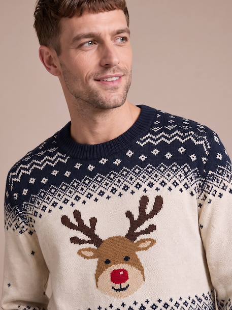 Draw from the Christmas Capsule for Adults and Families navy blue - vertbaudet enfant 