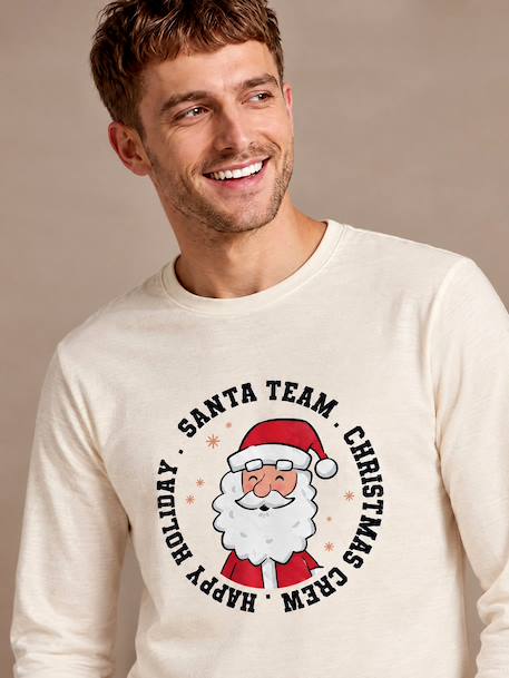 Men's pyjamas Family Capsule ecru - vertbaudet enfant 