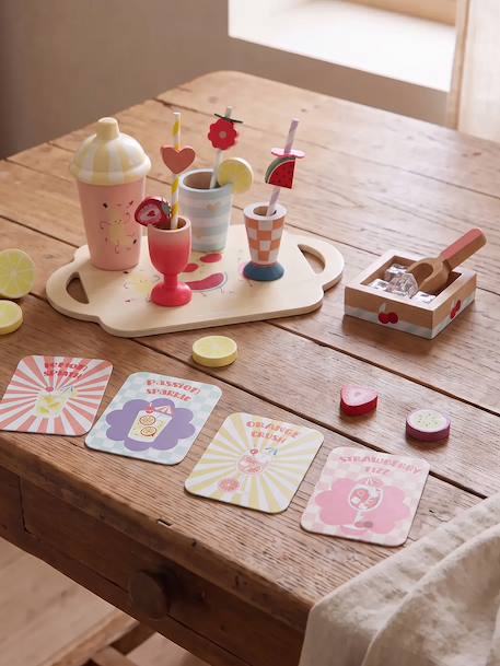 FSC100® wooden mocktail set multicoloured - vertbaudet enfant 