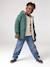 Parka à capuche réversible garçon bronze+vert sauge - vertbaudet enfant 