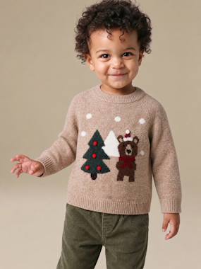 Christmas knit jumper for baby boys - vertbaudet enfant