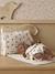 Sac à langer poupon personnalisable + couche + bavoir écru+noir+rouge - vertbaudet enfant 