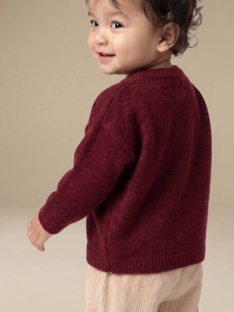 Pull Noël bébé garçon manches longues rouge - vertbaudet enfant 