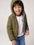 Reversible hooded jacket for boys khaki - vertbaudet enfant 