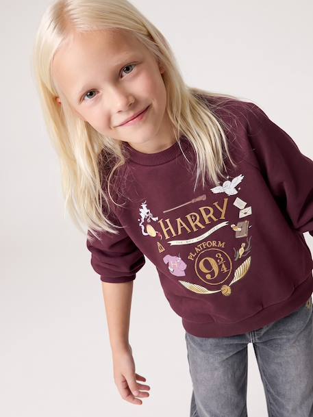 Sweat Harry Potter fille prune - vertbaudet enfant 