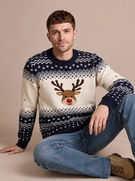 Draw from the Christmas Capsule for Adults and Families navy blue - vertbaudet enfant 