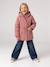 3-in-1 detachable parka for girls blush+navy blue - vertbaudet enfant 