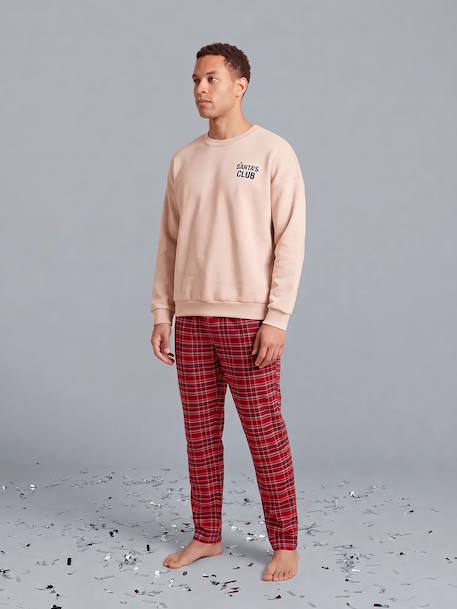Pyjama de Noël homme Capsule Famille rouge - vertbaudet enfant 