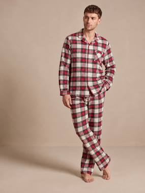 Pyjama homme flanelle Capsule Famille - vertbaudet enfant -Pyjama homme flanelle Capsule Famille