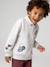 Polo sweatshirt for boys marl grey - vertbaudet enfant 