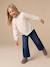 Long blouse top for girls ecru - vertbaudet enfant 