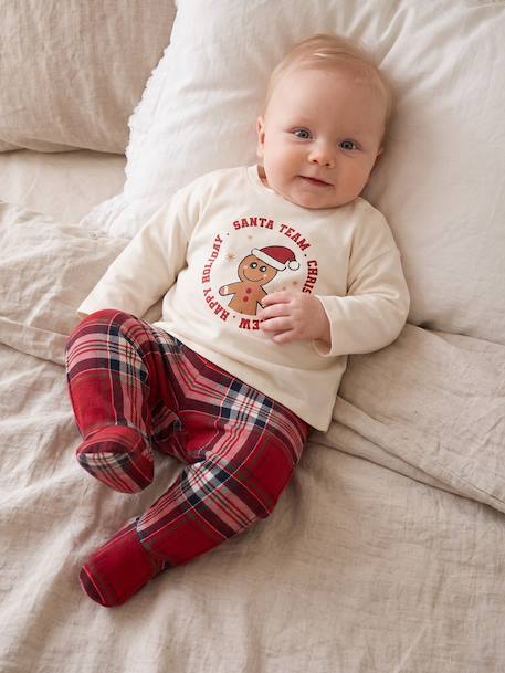 2-piece pyjamas Family Capsule for newborn ecru - vertbaudet enfant 
