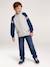 Zip-up cardigan with high neck for boys marl grey - vertbaudet enfant 