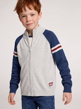 Gilet zippé col montant enfant garçon - vertbaudet enfant