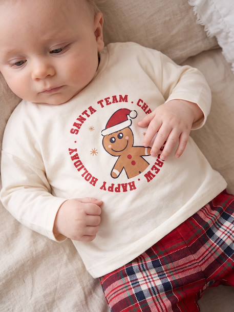 2-piece pyjamas Family Capsule for newborn ecru - vertbaudet enfant 