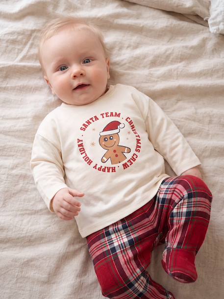 2-piece pyjamas Family Capsule for newborn ecru - vertbaudet enfant 