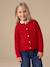 Gilet boutonné manches longues rouge - vertbaudet enfant 