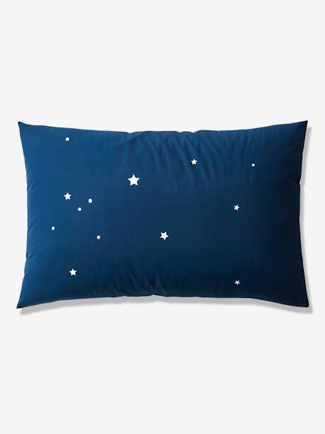 Parure housse de couette enfant détails phosphorescents et taie d'oreiller OURS POLAIRE bleu foncé - vertbaudet enfant 