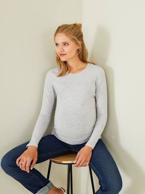 -Pack of 2 Long Sleeve Tops for Maternity