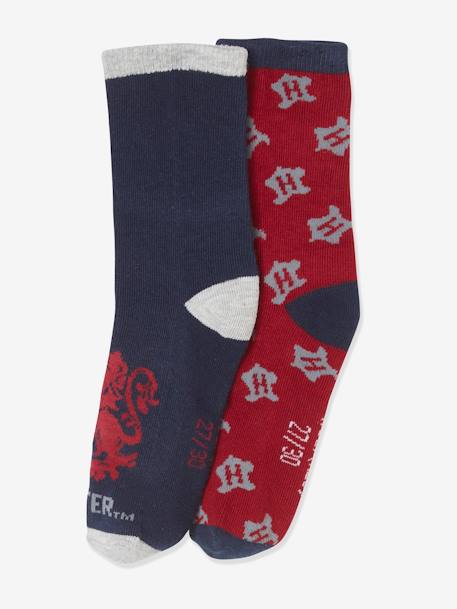Lot de 2 paires de chaussettes Harry Potter BLEU FONCE BICOLOR/MULTICOLOR - vertbaudet enfant 
