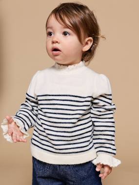 Pull bébé fille manches longues - vertbaudet enfant