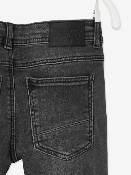 Jean garçon slim morphologique FIN denim black+DENIM BRUT+denim gris+DENIM GRIS FONCE+double stone+STONE - vertbaudet enfant 