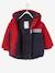 Colourblock Padded Jacket for Baby Boys Dark Red - vertbaudet enfant 