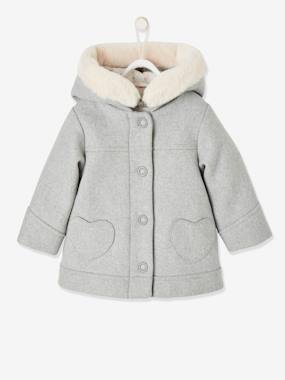 -Coat with Hood for Baby Girls