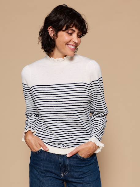Family capsule jumper ecru - vertbaudet enfant 