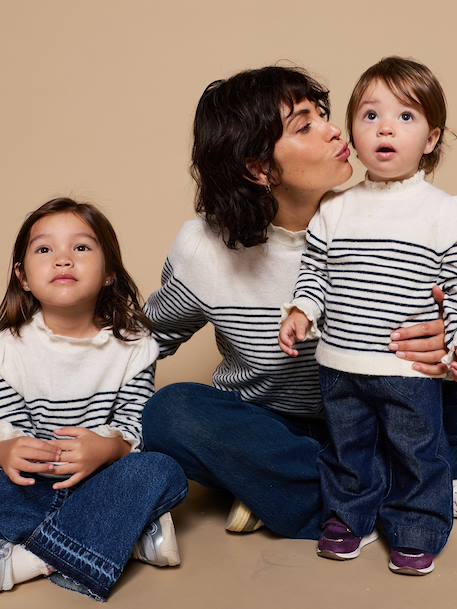 Family capsule jumper ecru - vertbaudet enfant 