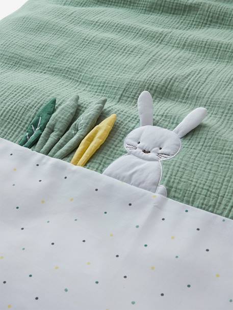 Housse de couette bébé MENTHE A L'EAU vert - vertbaudet enfant 